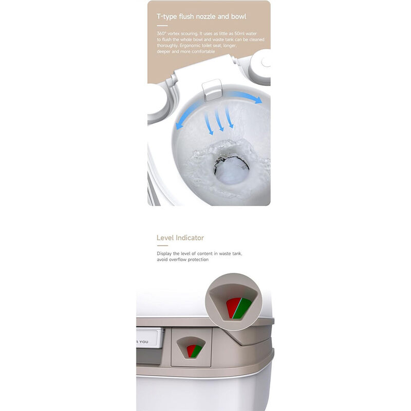 SEAFLO 3.2 Gallon (12L) Premium Portable Travel Toilet image number 6