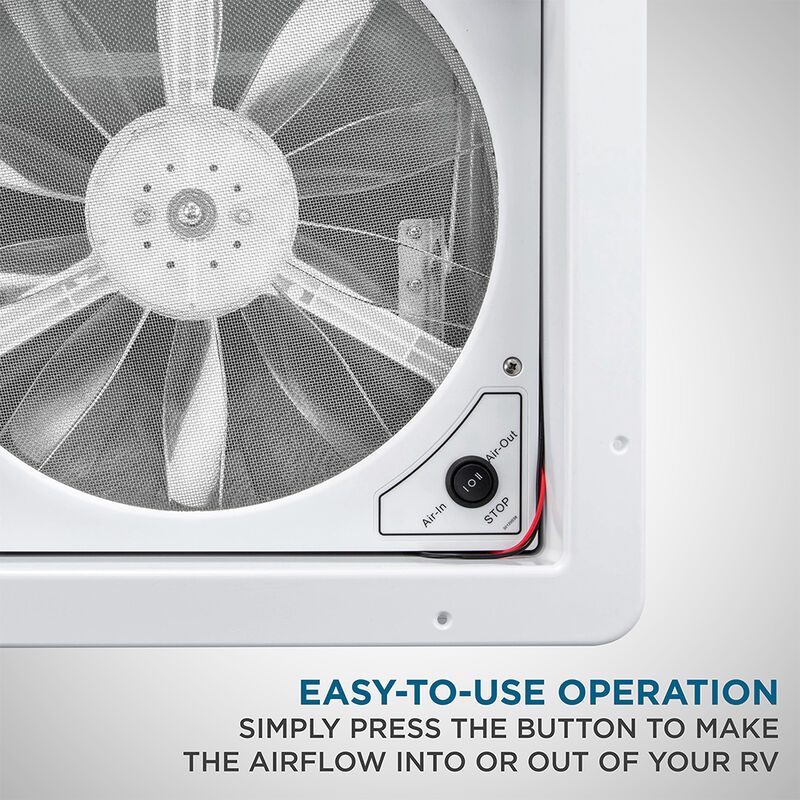 Hike Crew 14" Roof Vent Fan, Basic W image number 5