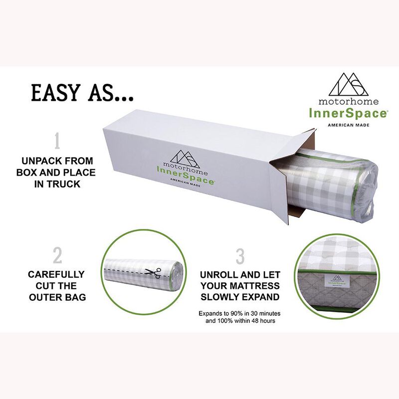 InnerSpace RV Luxury Travel Comfort 5.5" RV - Mattress-In-A-Box image number 5