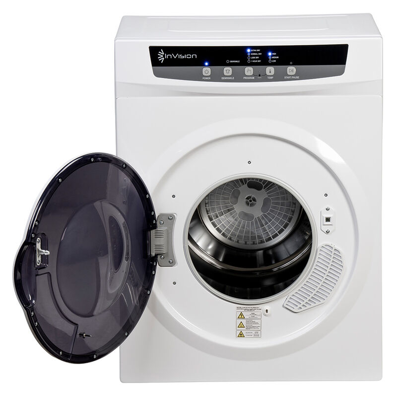 InVision Stackable Dryer 3.5 Cu. Ft. Vented - White image number 2