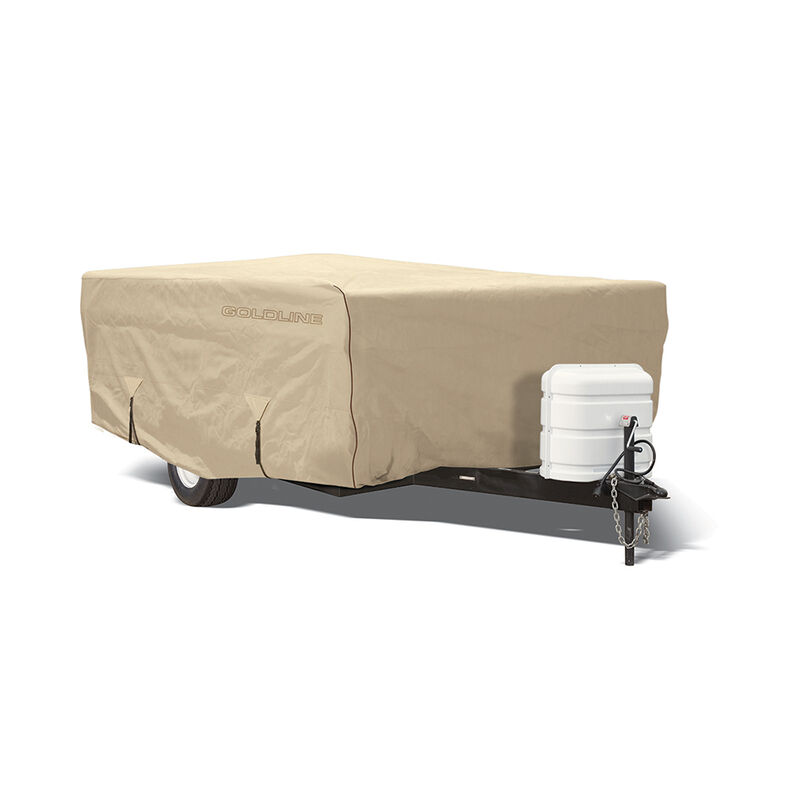 Eevelle Goldline Cover, Folding Camper 12-14', Tan image number 1
