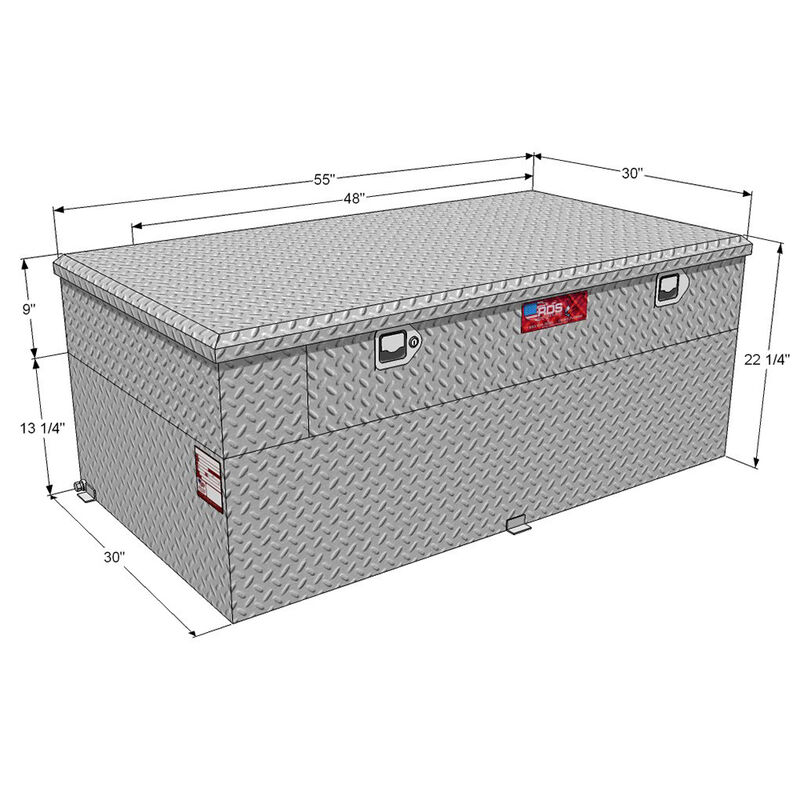 Auxiliary Combo Fuel & Tool Boxes 91 gallon image number 5