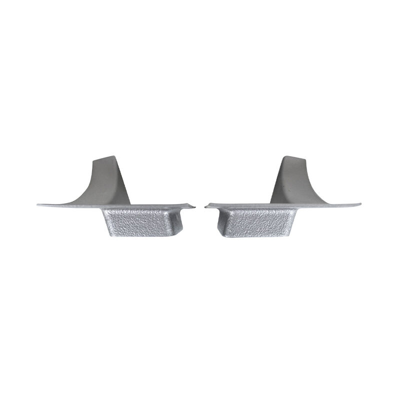 ICON Technologies Airstream Tongue Frame Covers, Left and Right, Satin Silver Metallic image number 3