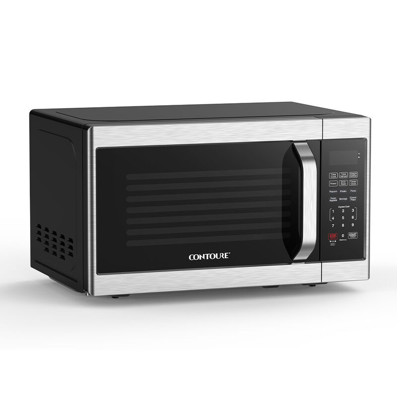 Contoure - 0.7 Cu. Ft. Countertop Microwave - Stainless Steel image number 1