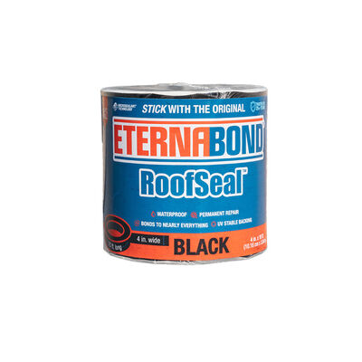 EternaBond RoofSeal MicroSealant RV Repair Tape | Black 4" X 10'