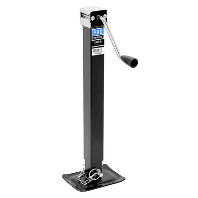 Pro Series Trailer Tongue Jack, Manual Square Tube Trailer Jack