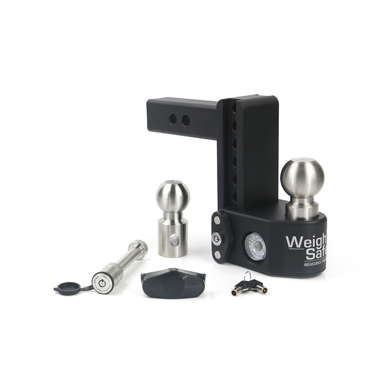 Weigh Safe Steel Drop Hitch w/Keyed Alike Key Lock and Hitch Pin image number 2