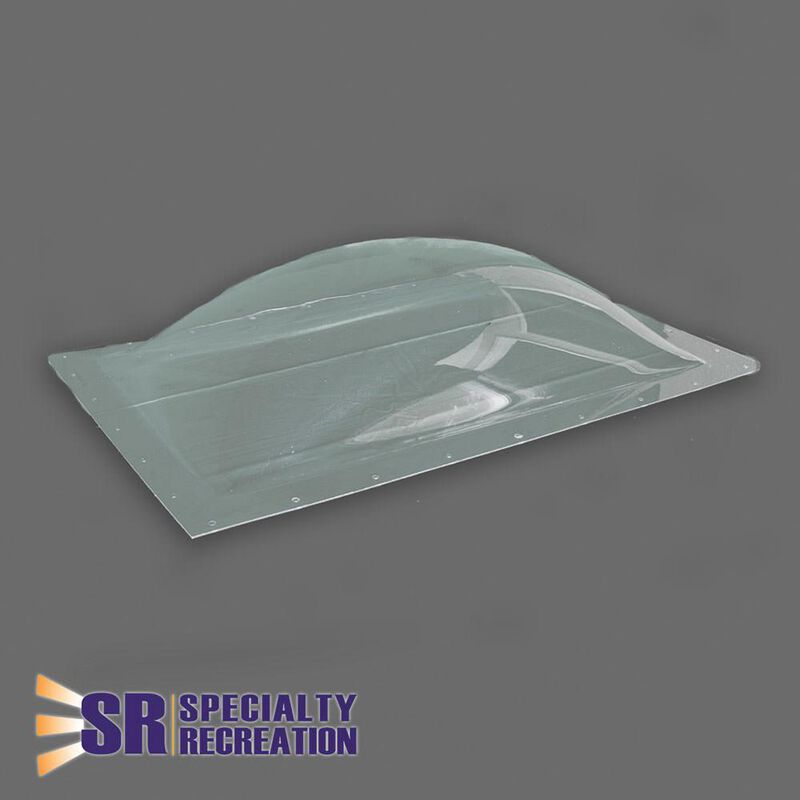 Thermoformed Polycarbonate 14&rdquo; x 22&rdquo; RV Skylight, Clear image number 1