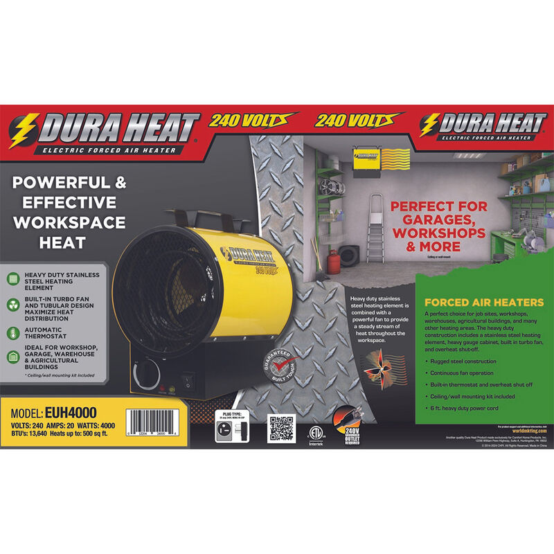 DuraHeat 12,800 BTU Electric Forced Air Heater image number 5