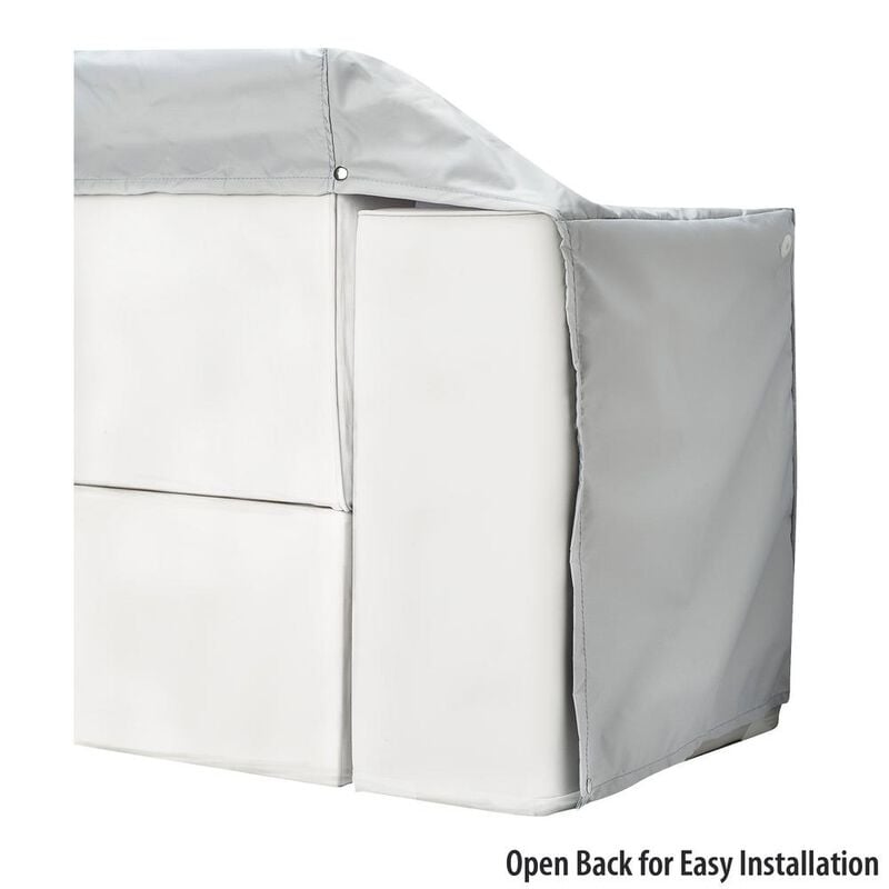 Gray Imperial Pontoon Boat Lounge Seat Cover image number 2