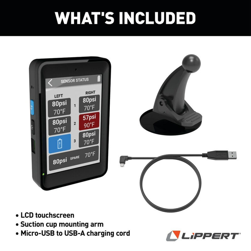 Lippert Tire Linc PRO RV TPMS Tire Pressure Monitoring System LCD Monitor image number 8