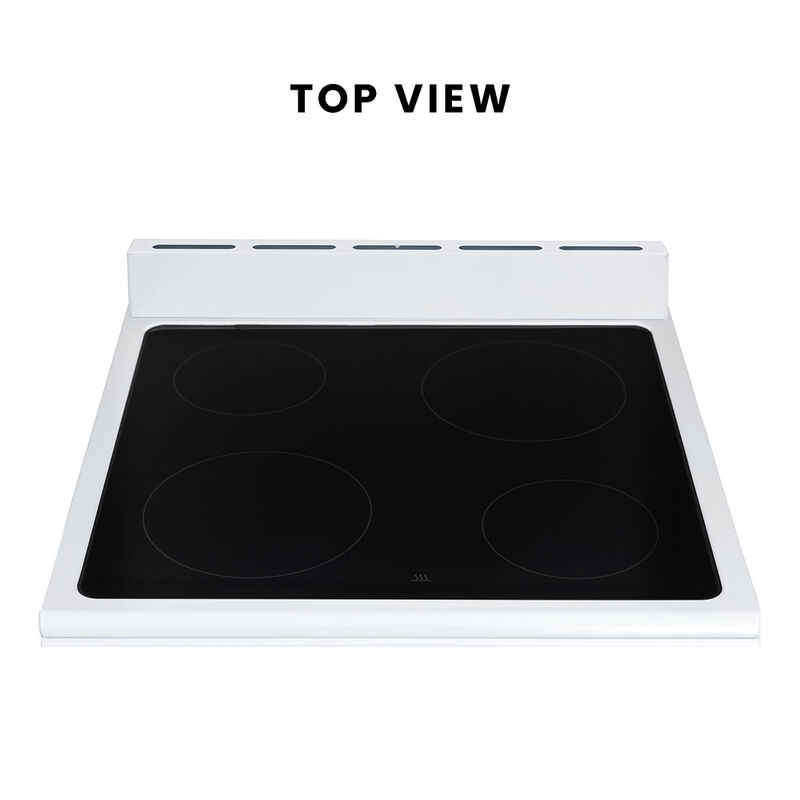 Equator 20" Electric Cooking Range with Convection Oven and Air Fryer, White image number 4