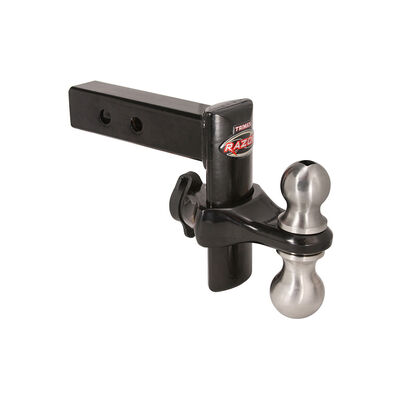 Trimax Razor 6&rdquo; Powder Coated Black Forged Steel Adjustable Hitch