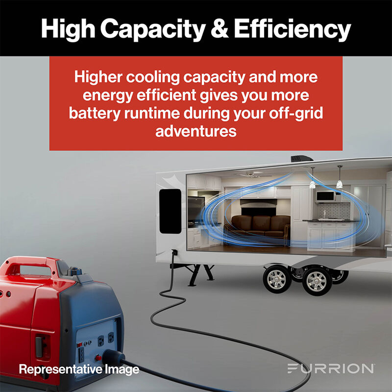 Furrion Chill Cube 18K Variable Speed RV Air Conditioner, Ducted, Black image number 7