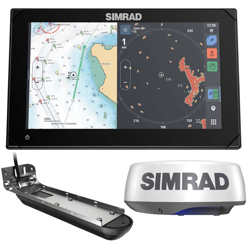 Simrad NSX 3009 Radar Bundle - HALO20+ Radar Dome Active Imaging 3-in-1 Transducer image number 1