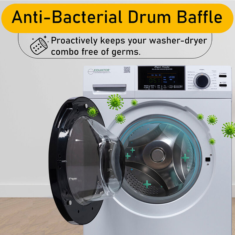 Equator 15-lb. All-in-One Combo Washer Dryer, White image number 21