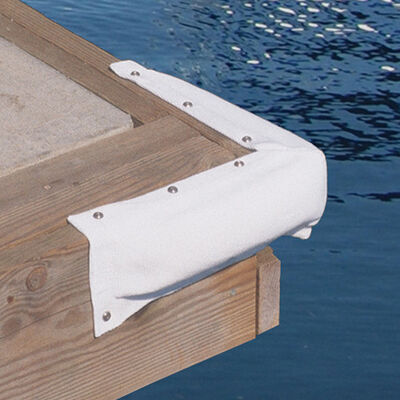 Corner Bumper White  4" x 12"L