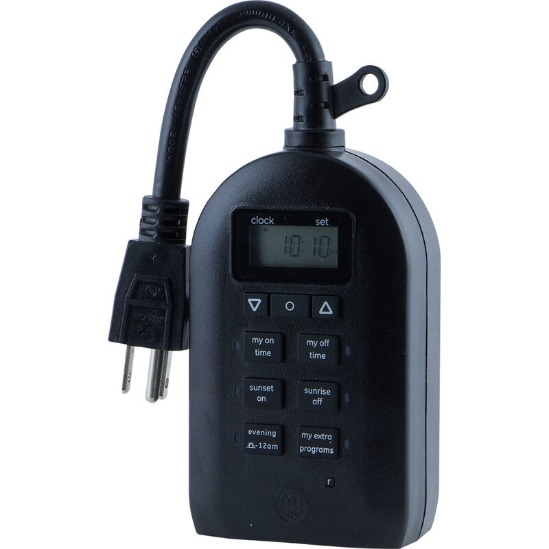 myTouchSmart Plug-In SunSmart Outdoor/Indoor Digital Timer image number 1