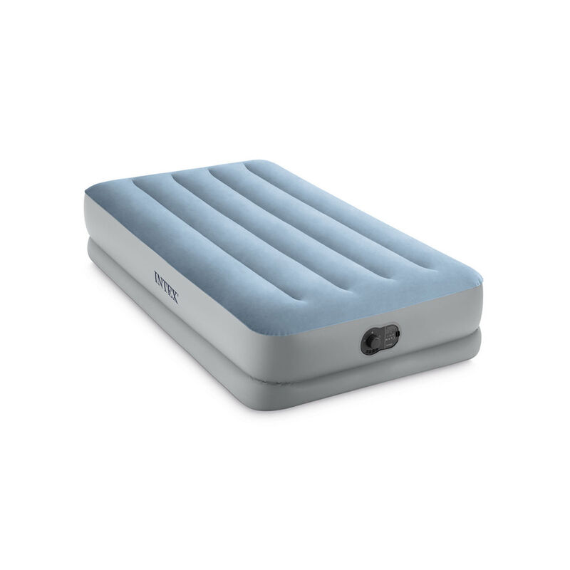 Intex Dura-Beam Plus Comfort 14" Air Mattress with Built-In Air Pump image number 1