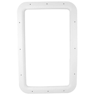 RV Entrance Door Window Frames - Interior White