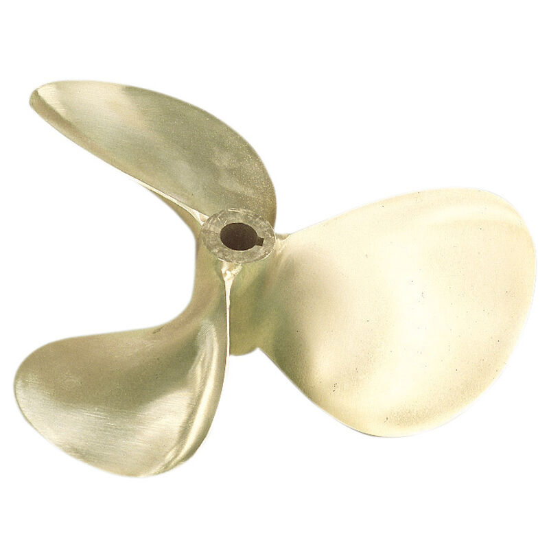 Michigan Dyna-Jet Cupped 3-Blade Prop, 1" SAE / Nibral, 13 dia x 15, LH image number 1