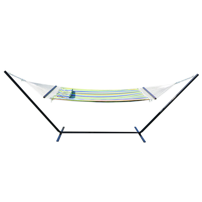 Stansport Antigua Double Polyester Hammock with Stand image number 1