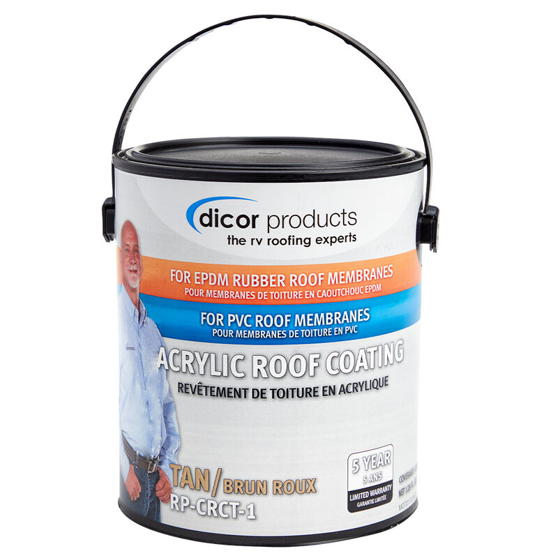 Dicor Acrylic Coating Part 2 for EPDM/PVC Roofing, Gallon image number 1