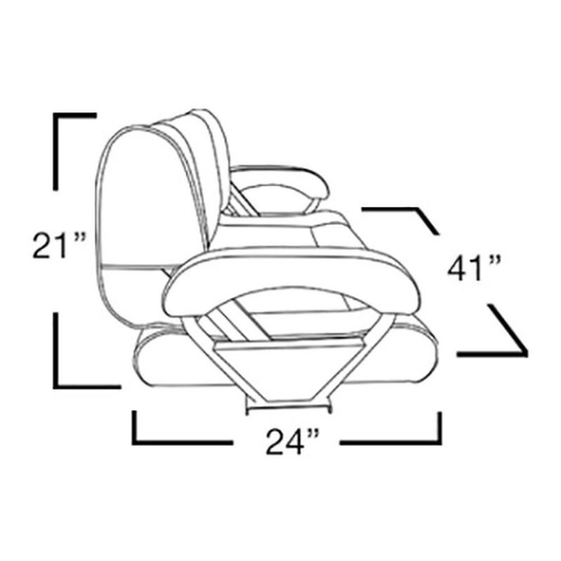 Springfield Double Bucket Chair, Off White image number 3