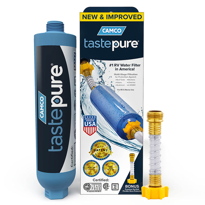 Camco TastePURE KDF/Carbon RV Water Filter image number 1