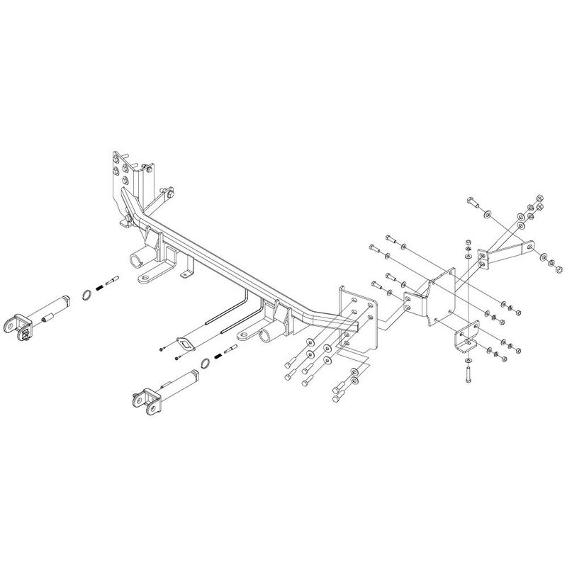 Roadmaster 523228-5 Direct-Connect Baseplate Kit, 2024-2025 Chevrolet Trax LS, LT, RS image number 4