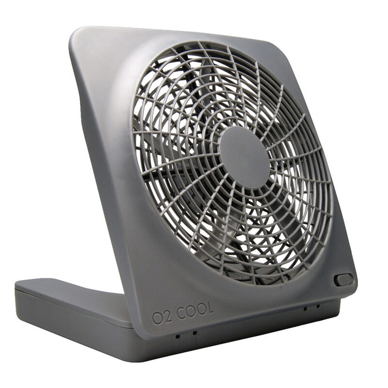 10&rdquo; Battery-Operated Fan with AC Adapter  image number 1