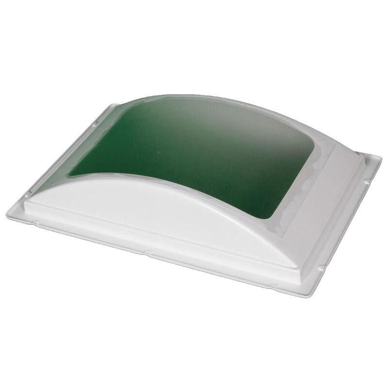 Rectangular Inner RV Skylight, White Frame/Cracked Ice Top 14&rdquo; x 22&rdquo; image number 1