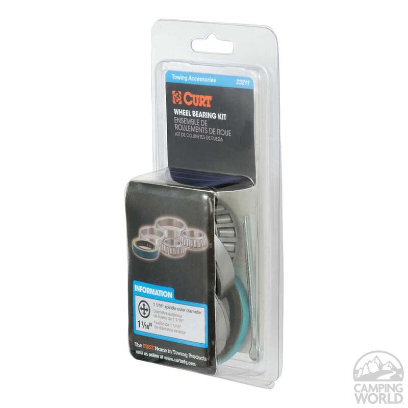 CURT Wheel Bearing Kit, Set of 2, Fits 11/16" inside diameter image number 2
