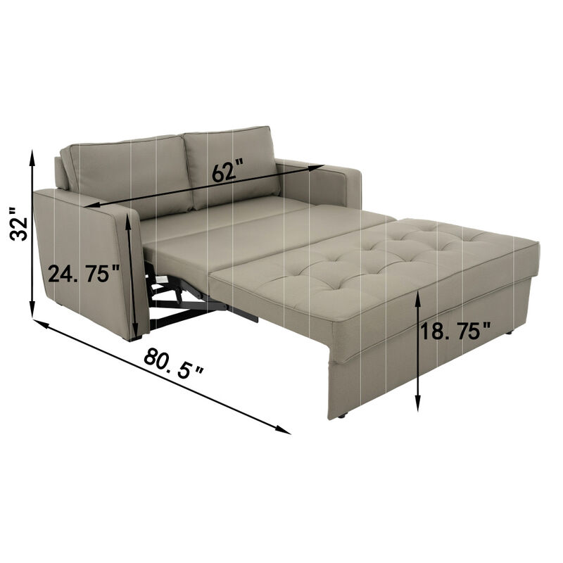 kathy ireland&reg; EZ-Out Sleeper Sofa image number 10
