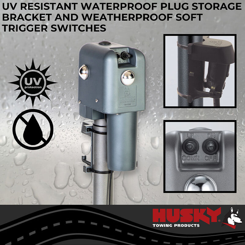 Husky Towing Brute Electric Tongue Jack, 4500 lbs. image number 9