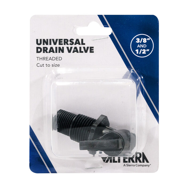 Valterra Universal Drain Valve Threaded Black image number 2