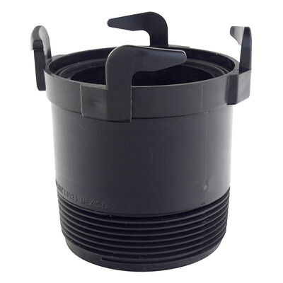 Valterra Rotating Rigid Sewer Pipe Adapter, 3" MPT x Bayonet Hooks