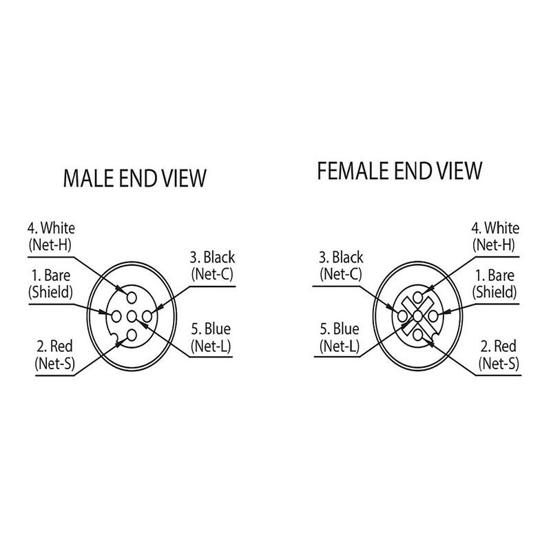 Maretron Double Ended Cord Set, 6 Meters image number 3