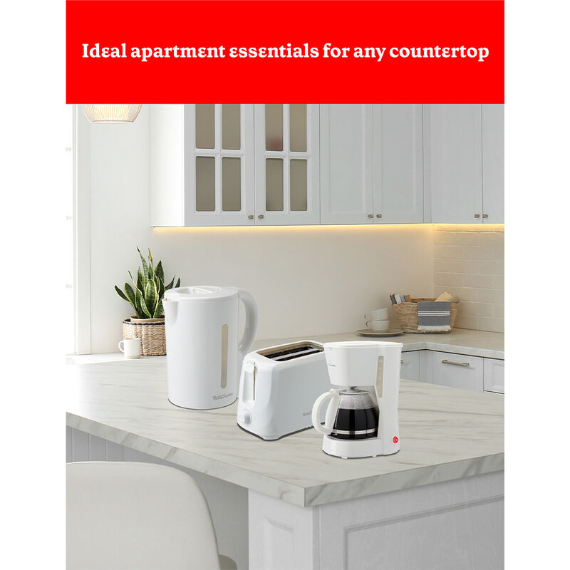 Betty Crocker 3-Piece Kitchen Appliance Set with Coffee Maker, Toaster, and Kettle image number 7