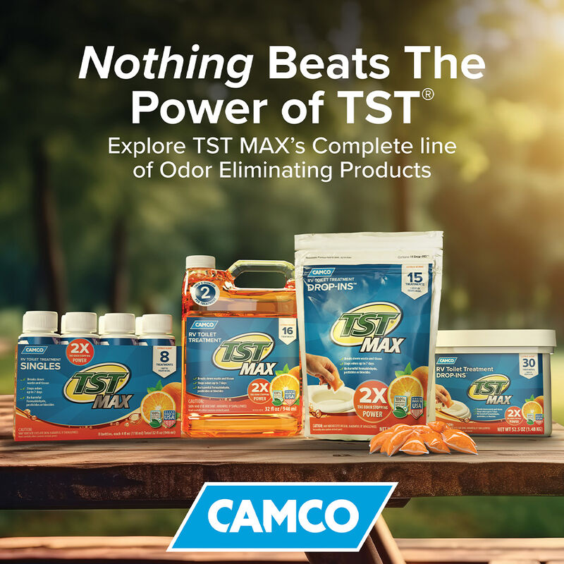 Camco TST MAX RV Toilet Treatment, Citrus Scent, 15 Drop-Ins image number 6