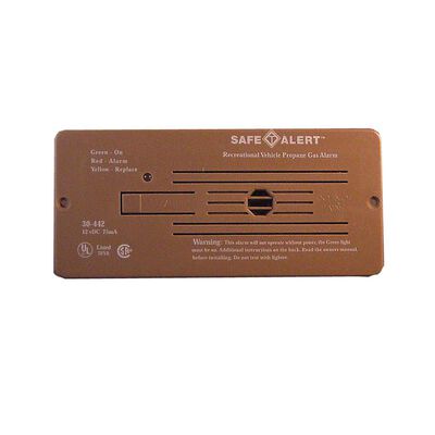 Safe T Alert 30 Series Propane Alarm, Flush Mount, Brown