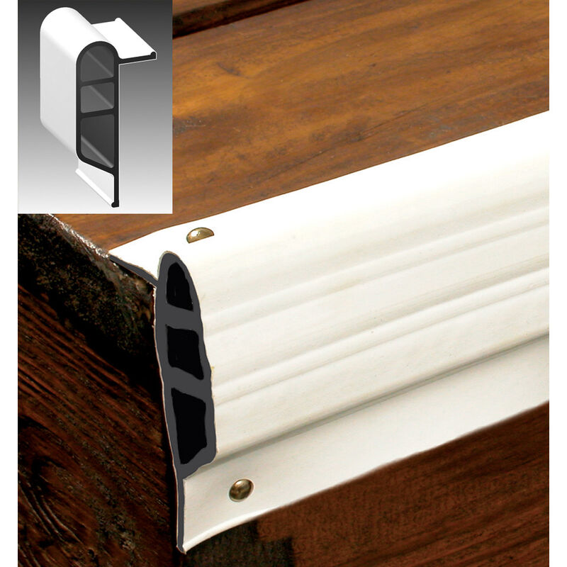Dockmate Heavy-Duty Double-Molded Dock Profile, Large Edge Guard image number 1