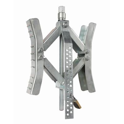 EazLift - 10" Wheel Stop w/Wrench and Lock, Metal