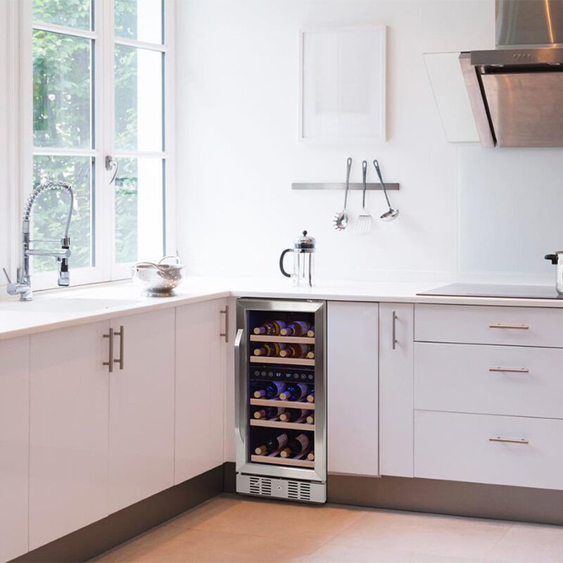 NewAir 15" Built-In 29 Bottle Dual Zone Wine Fridge image number 2