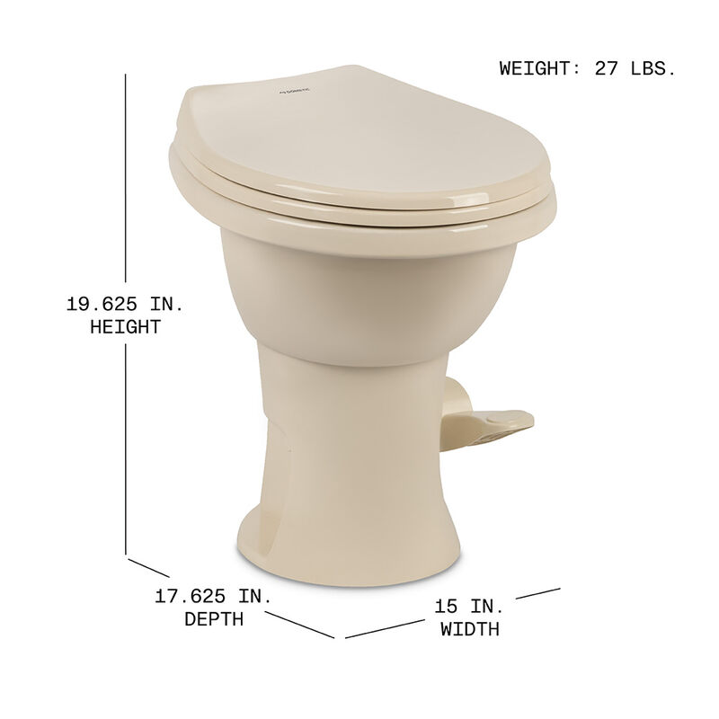Dometic Model 410 Complete RV Toilet, Standard Height image number 3