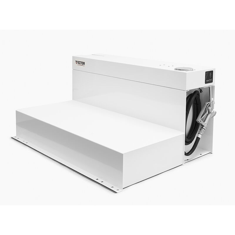 Vector Elite 100 Gallon DOT Transfer Fuel System w/GPI 8 GPM Pump, White image number 2