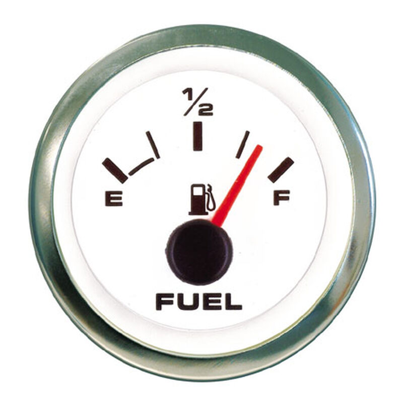 Sierra White Premier Pro 2" Fuel Gauge image number 1