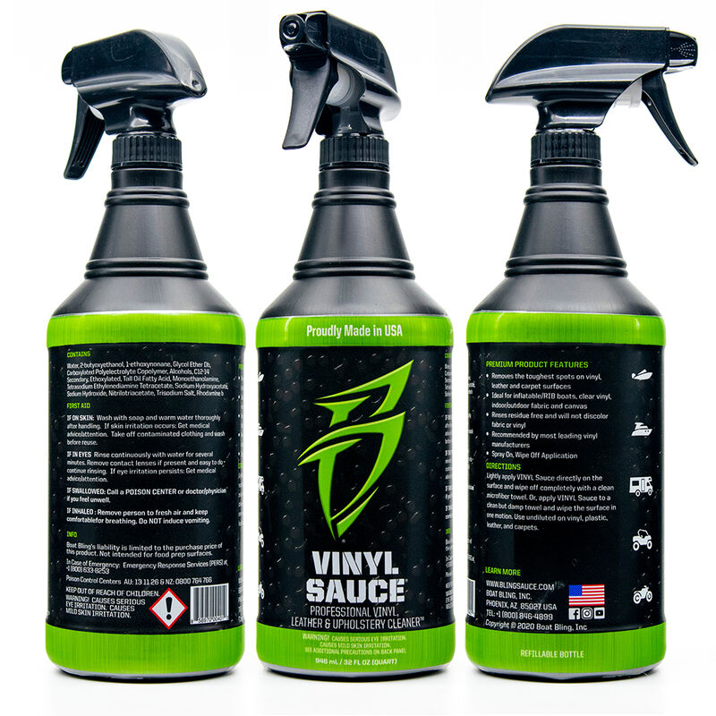 Vinyl Sauce - Effective Vinyl, Leather & Upholstery Cleaner - Quart image number 2