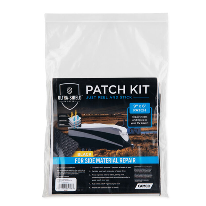 Camco's ULTRAShield RV Cover Patch Kit, Black image number 1