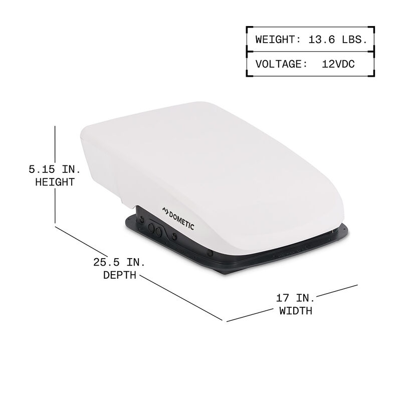 Dometic Fan-Tastic Vent FA95 Platinum Roof Fan with DryDock, White image number 8